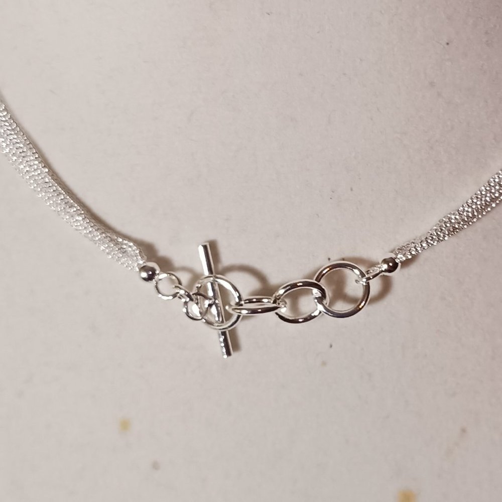 Silver Bead Ball Grapes Fashion Necklace NWOT - Picture 6 of 12